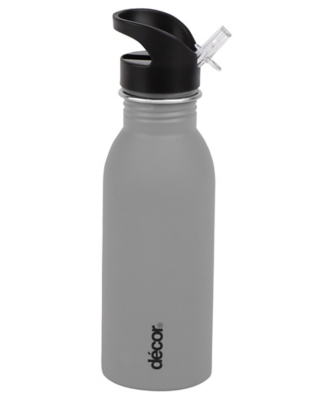 Decor Grey Stainless Steel Bottle Set of 2 at ASDA