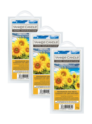 Yankee Candle Home Inspiration Sunflower Fields Scented Wax Melts Set