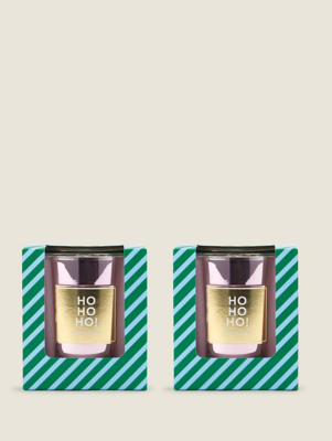 Pink Christmas Brights Boxed Votive Candle Set of 2 at ASDA