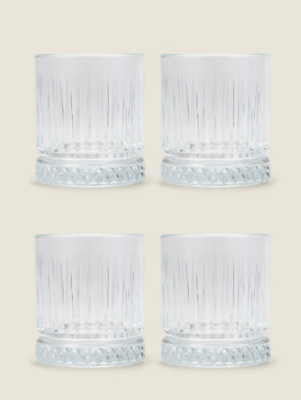 Cocktail Tumbler Set of 4 at ASDA