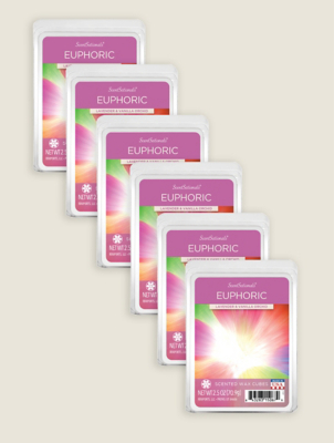 Scentsational Wax Cubes Euphoric Set of 6 at ASDA