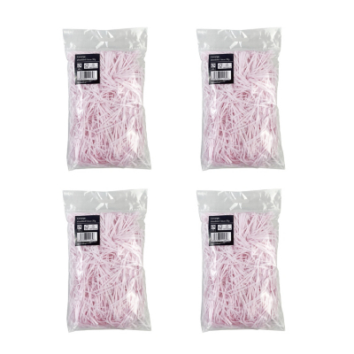Pink Shredded Tissue Set of 4 at ASDA