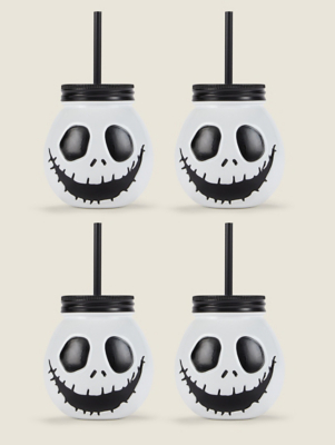 Nightmare Before Christmas Mason Jar Set of 2 at ASDA