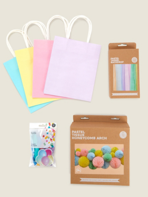 Pastel Party Kit at ASDA
