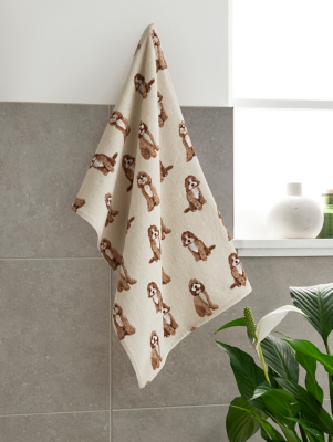 Cockapoo Cotton Guest Towel - Set of 2 | George at ASDA