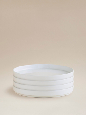 Simply White Dinner Plate Set of George at ASDA