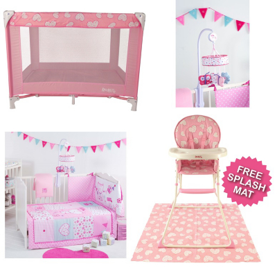 asda travel cot bedding