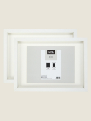 a4 white photo frame