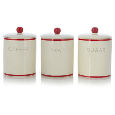 tea and coffee canisters asda