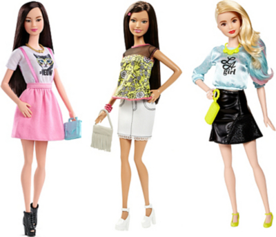 barbie fashionistas pack