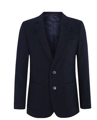 A black school blazer