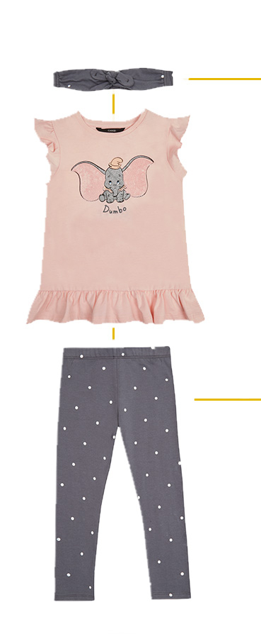 Baby girl best sale dumbo outfit