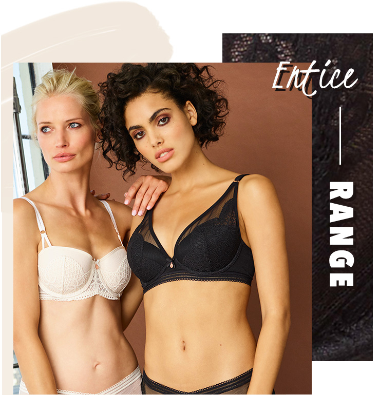 Shop our Entice lingerie range