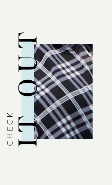 Checks are always fashionable