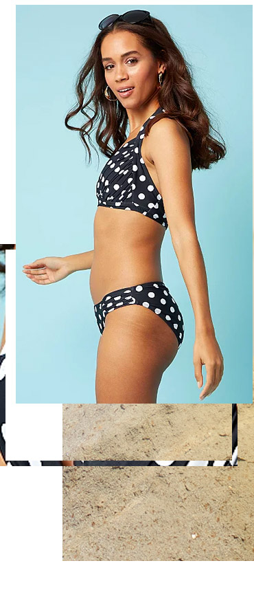 Shop polka dot bikini set