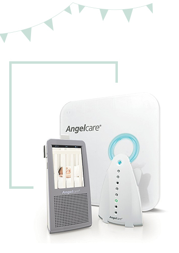 This Angelcare AC1100 Baby Movement Monitor with Video has an under-the-mattress sensor pad, digital full colour video transmission and much more