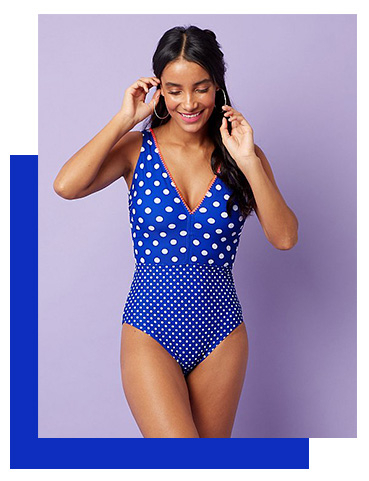 A swimsuit offers the right amount of support for the beach and pool