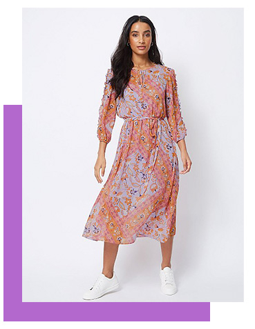 A breezy dress is the perfect warm weather staple