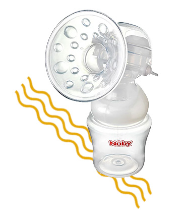 Nuby Natural Touch Manual Breast Pump has adjustable expression levels to give you maximum comfort and control