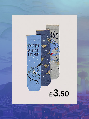 With 3 designs that could have been the work of the Genie himself, you ain’t never had a pack of socks like these