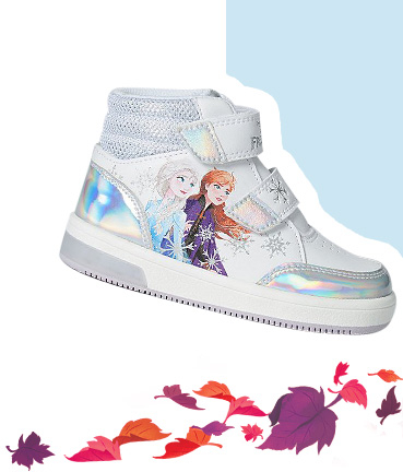 Product image of white light up Disney Frozen trainer boots