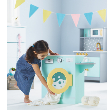 asda wooden toy washing machine