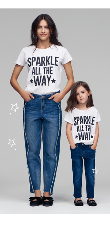 Go casual with our matching slogan tees at George.com