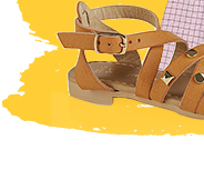 Keep their little feet cool without compromising on beachy style with these strappy gladiator sandals