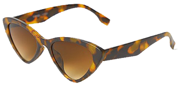 Tortoise shell effect sunglasses