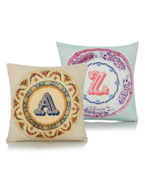 Letter Q Decorative Cushion 40x40cm Home & Garden at ASDA