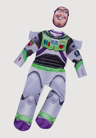 A Disney Toy Story Buzz Lightyear fancy dress costume