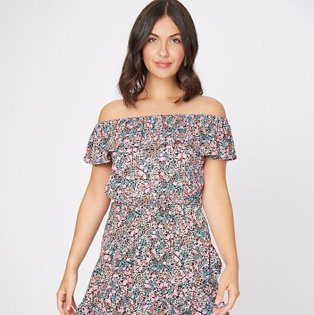 Oasis amalfi ditsy outlet skater dress