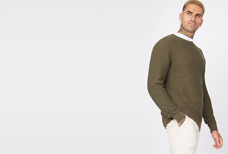 Mens shirt cheap jumper combo