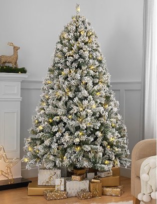 Asda pre lit clearance christmas tree
