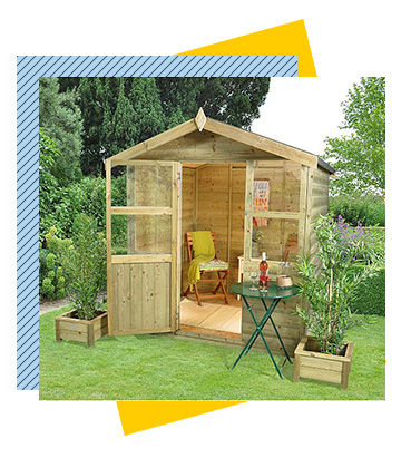 The beautiful Charlbury 6x6 Summerhouse has a spacious interior, giving you room to relax 