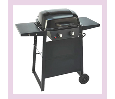 The Expert Grill 2 Burner gas grill delivers a fresh new look, with matching black control panel and stylish control knobs