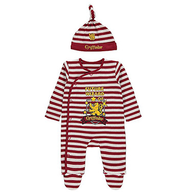 Your little wizard in training will have a dreamy night’s sleep in this Harry Potter sleepsuit