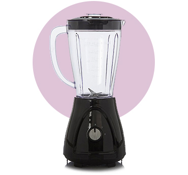 Create smoothies in no time with this 1.5L jug blender