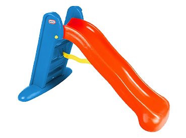 With easy steps for climbing and a gentle slope, this slide will provide endless hours of fun