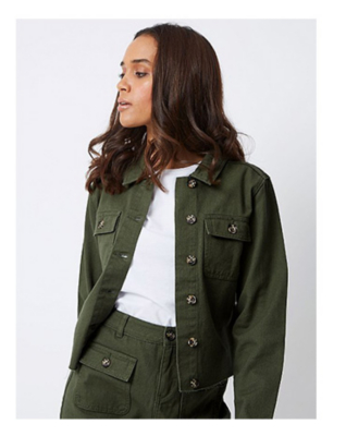 asda white denim jacket