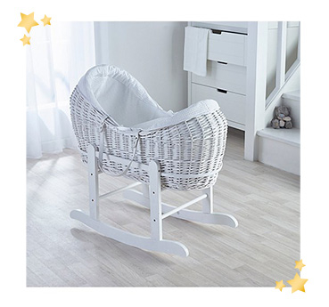 Create a cosy sleeping space for your little one with this Kinder Valley waffle wicker pod