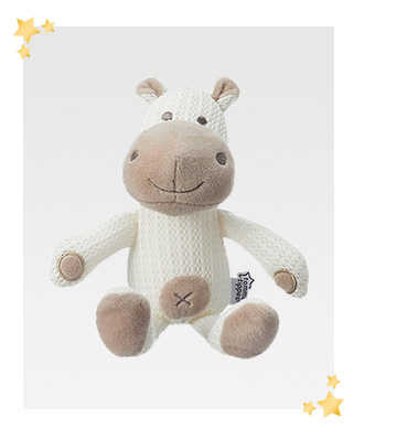 This soft and cuddly breathable toy makes a great snuggle buddy for your baby