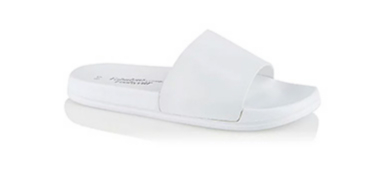 Get set for the pool and beach with these white sliders