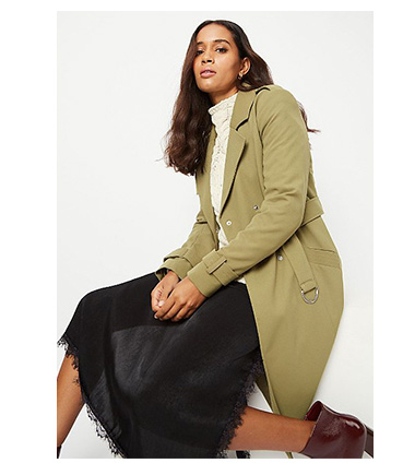 Asda plus size coats sale