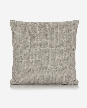 Product shot of grey textured cushion 