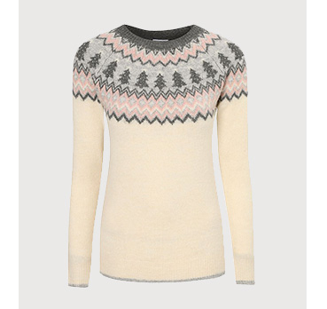 Cream Fair Isle jumper