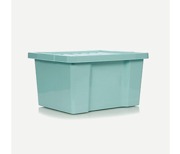 Blue storage box