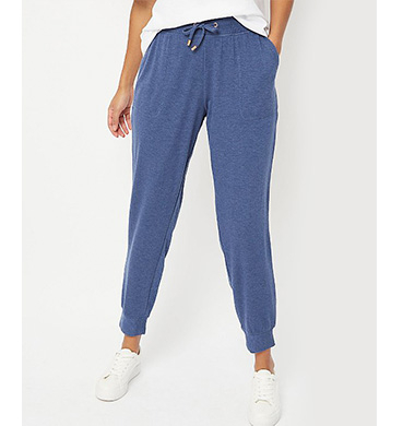 Blue jogging bottoms