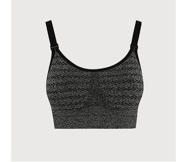 Grey nursing sports crop top