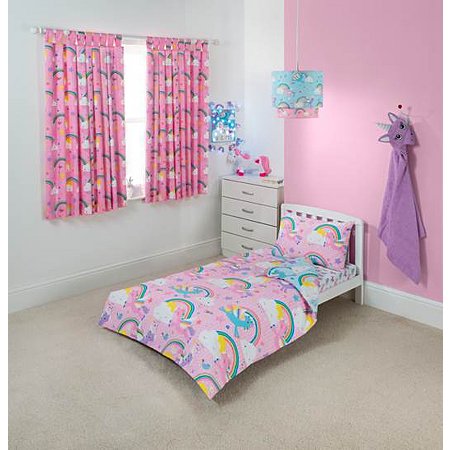 unicorn & rainbows bedroom collection | george